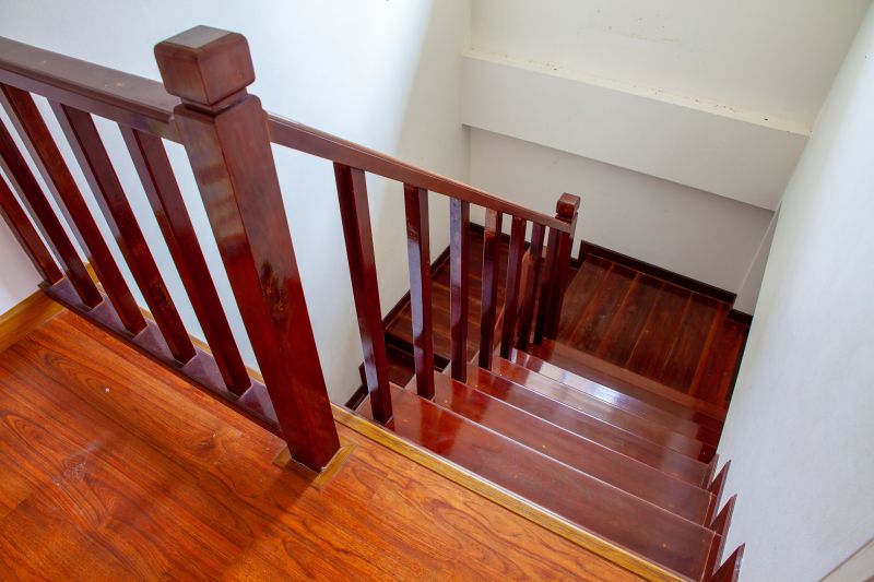 Refinished Bannister with Gloss Finish